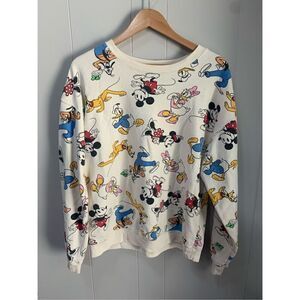 Disney Characters Pullover Sweatshirt XL